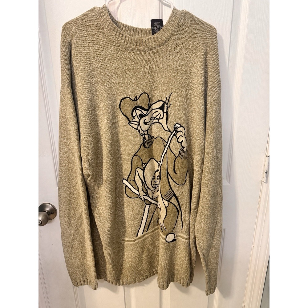 Vintage Pelle Pelle Marc Buchanan Men's Knit Character Sweater XL Y2k Streetwear